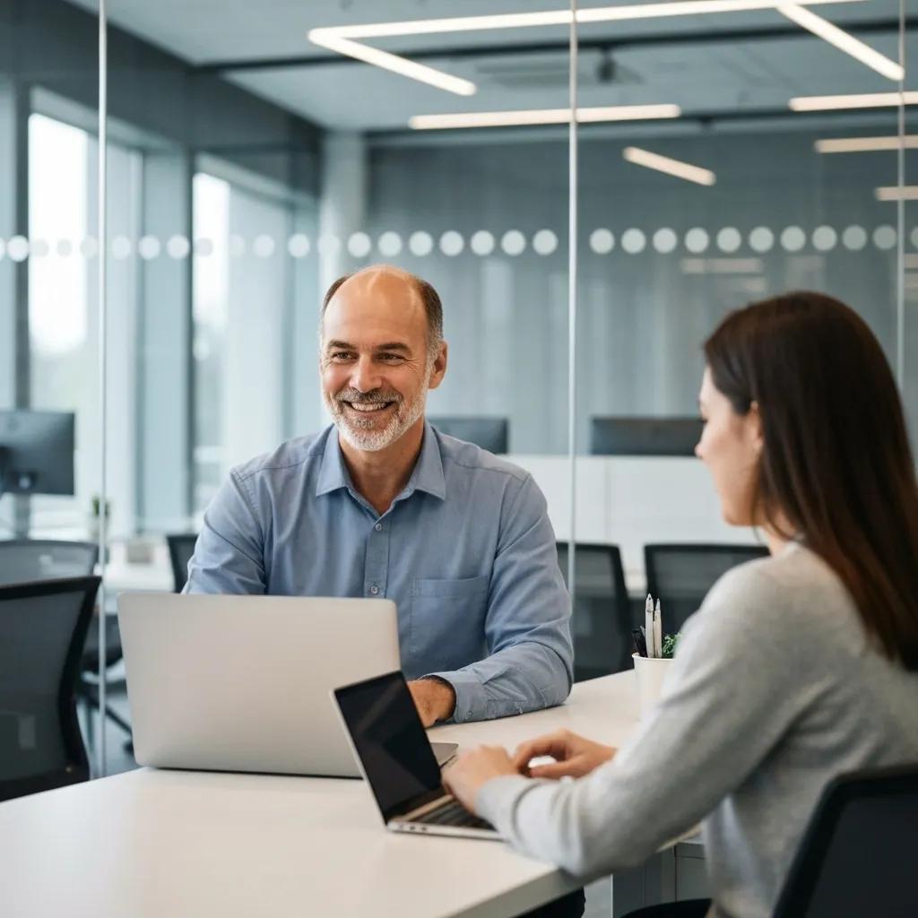 Customer service representative assisting a client, demonstrating effective complaint management practices