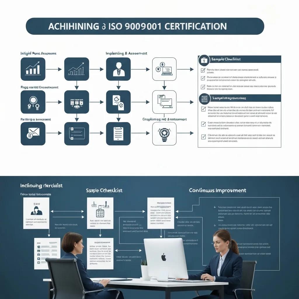 Step-by-step process for achieving ISO 9001 certification