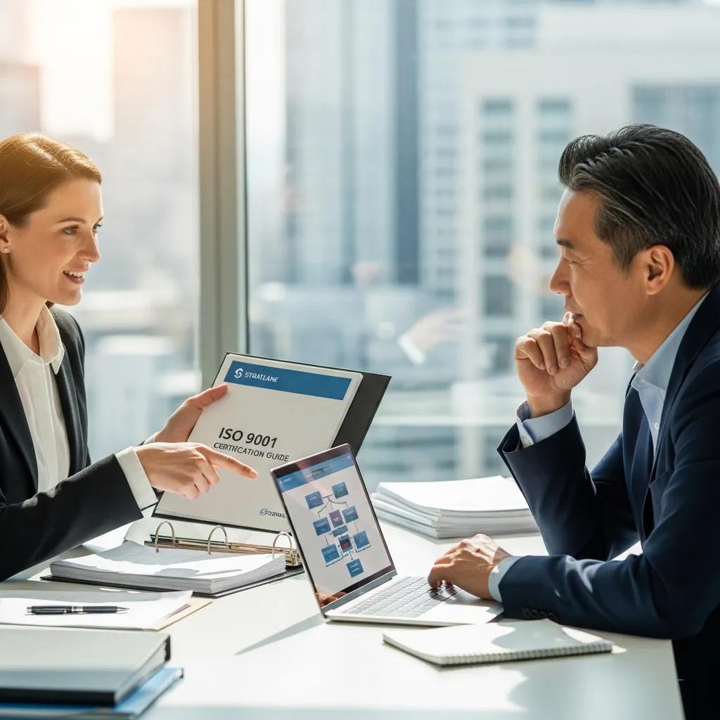 Stratlane Berater unterstützt Kunden bei ISO 9001 Zertifizierung