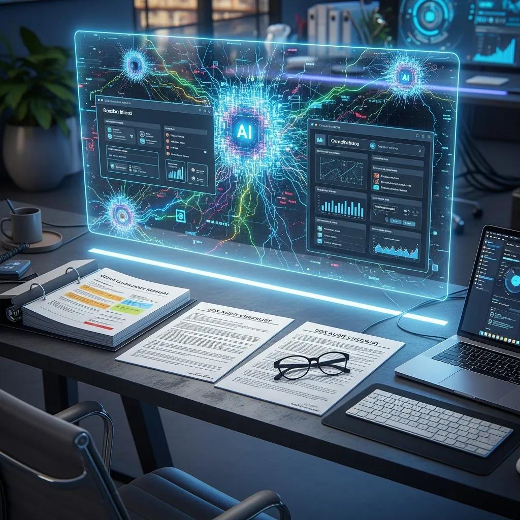Advanced technology and regulatory documents in a compliance workspace